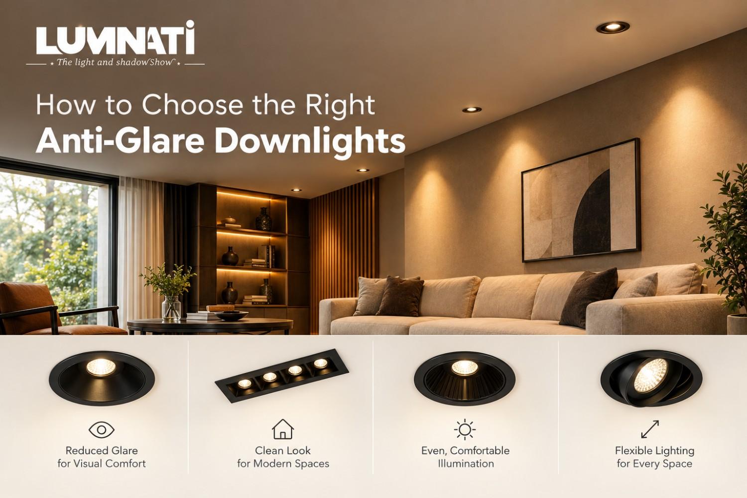How to Choose the Right Anti-Glare Downlights